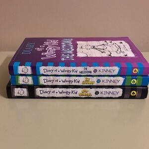Diary of a Wimpy Kid Boxed Set - Purple, Blue, Black